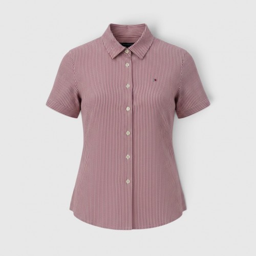 Tommy Hilfiger Ριγέ Κοντομάνικο Πουκάμισο / Pre-Owned